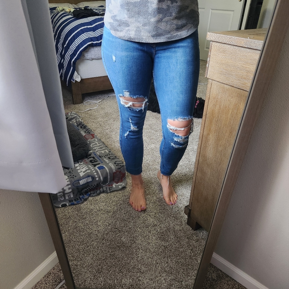 Extra high size Rockstar super skinny jeans